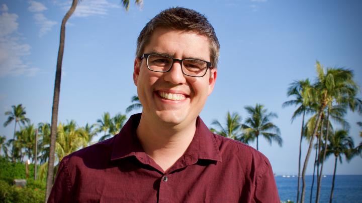 Eric on his honeymoon in Hawaii